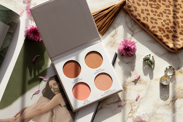 SERAPHINE BOTANICALS Happy Hibiscus Palette - 99% Natural Blush Palette