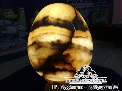 Kap Lmpu Onyx, Kap Lampu Hias Berdiri, Kap Lampu Onyx Model Telur