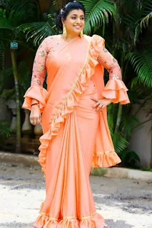 Tamil Golden Actress Roja Glams Saree Pics