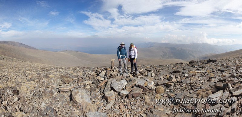 Cerro Pelado - Cerro Rasero desde el Refugio de Postero Alto