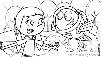 Desenhos para colorir Fishnaut 
