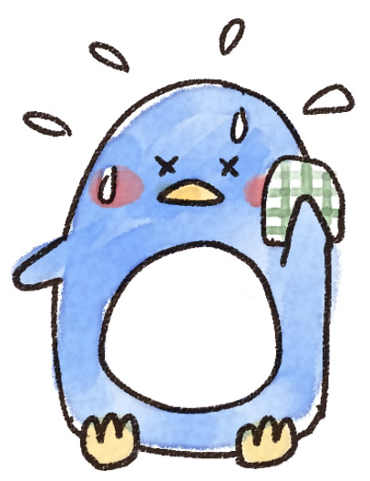 夏バテのイラスト ペンギンさん ゆるかわいい無料イラスト素材集 夏バテのイラスト ペンギンさん ゆるかわいい無料イラスト素材集