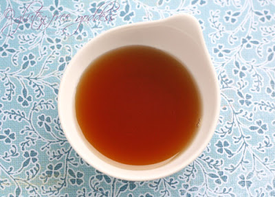  Raw agave nectar in a bowl- it looks like honey, but it's a totally vegan and low glycemic sweetener