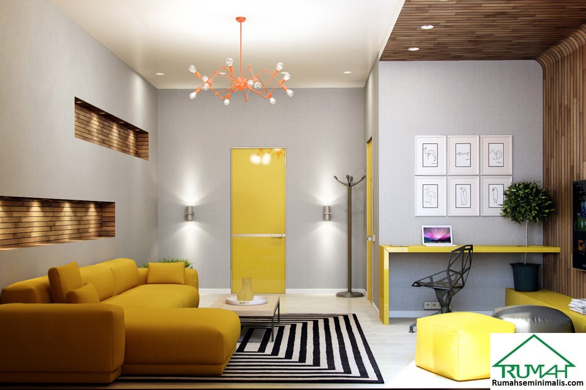 Gambar Desain Cat Ruangan Rumah Minimalis Desain Rumah