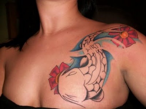 ladies breast tattoos. Amazing Tattoos Girls reast