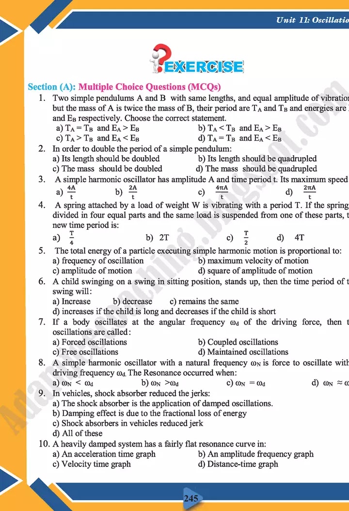 oscillations-physics-class-11th-text-book