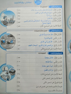 محتويات منهج التربية الاسلامية الصف الرابع الابتدائى المنهج الجديد 2022