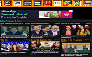 an TV Channels Website