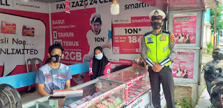 Mantap"Lebih Aktif Polres Sinjai Mengedukasi Warga Patuhi Protokol Kesehatan