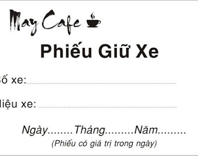 In vé gửi xe