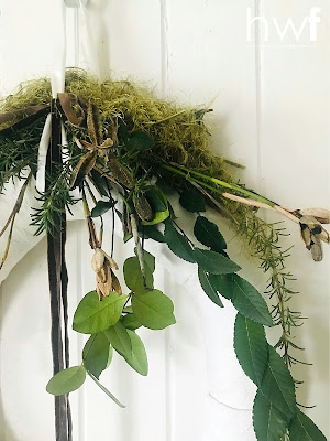 wreaths,white,DIY,home decor,decorating,winter,neutrals,diy decorating,inspired by nature,tutorial,winter wreath,re-purposed,up-cycling,foraged,january,2024,winter home decor,seasonal home decor,diy home decor.