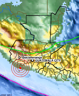 Temblor en Guatemala - 24 Marzo 2010