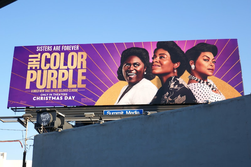 Color Purple movie billboard