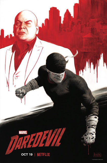 Póster para el NYCC de la tercera temporada de "Marvel’s Daredevil".