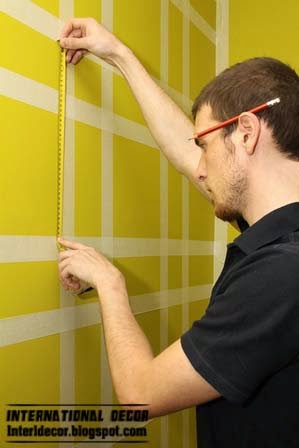 How to paint stripes on wall, striped walls, stripe painting