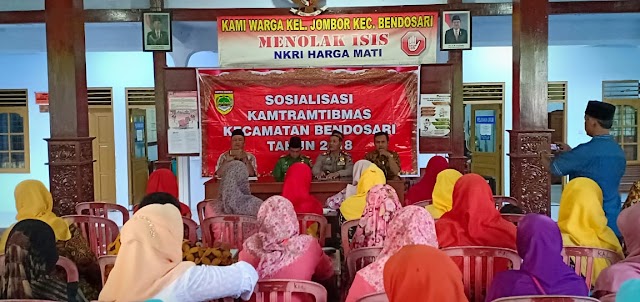 JELANG LEBARAN DAN PILKADA KELURAHAN JOMBOR GELAR SOSIALISASI KAMTRAMTIBMAS