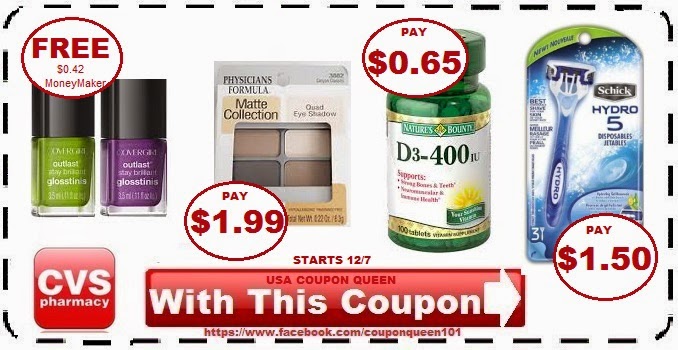 http://canadiancouponqueens.blogspot.ca/2014/12/cvs-deals-under-200-starting-127-with.html