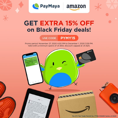 You can use your PayMaya to shop at Amazon.