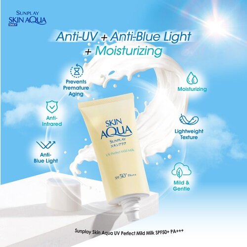 SUNPLAY SKIN AQUA UV PERFECT MILD MILK SUNSCREEN