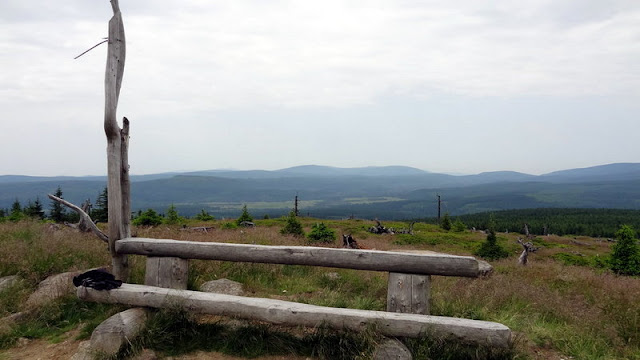 Isergebirge Hinterberg schlesische Seite Aufstieg von Bad Flinsberg