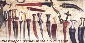 weapons in city palace