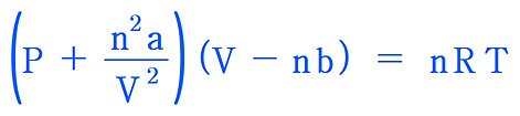 van der Waals equation