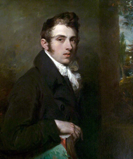 William Hilton, Self Portrait, Portraits of Painters, Fine arts, Portraits of painters blog, Paintings of William Hilton, Painter William 