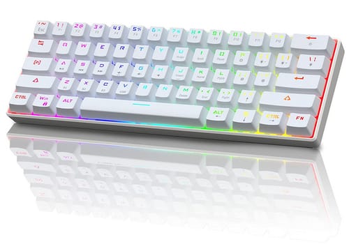 DGG 3000mAh Mini 61 Keys RGB Wireless Gaming Keyboard