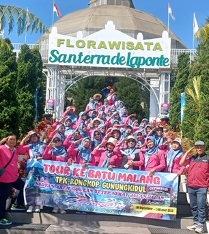 Meski Banyak Tugas dan Kegiatan, Kader TPK Rongkop Tak Lupa Refreshing: Tour ke Batu, Malang...!