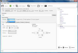 Output settings (Presset:Normal) select Container: MKV File. 