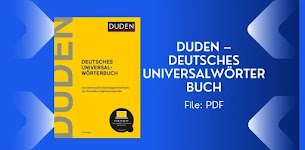 Free German Books : Duden – Deutsches Universalwörterbuch