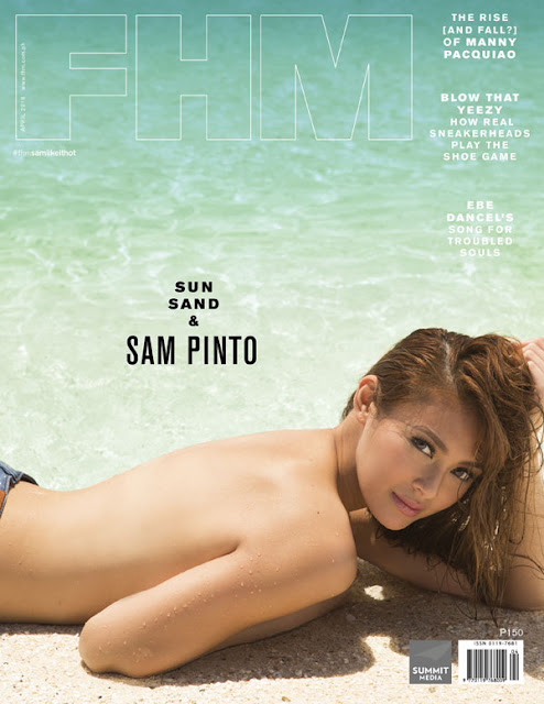 Sam Pinto FHM April 2016 Cover Girl