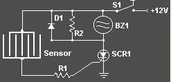 rain detector circuit