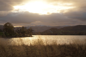 Pooley Bridge Ullswater Lake District in Autumn