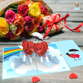 I Love You Pop Up Card - Love Beat