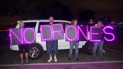"NO DRONES" - Overpass Light Brigade