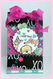 SRM Stickers Blog - I Woof You by Shannon - #card #dogs #clearstamps #janesdoodles #adogslife #XO #BIGthankyou #clearstamps