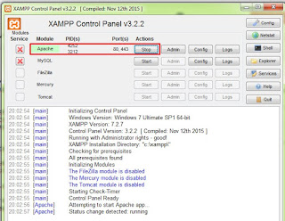 Xampp Control Panel