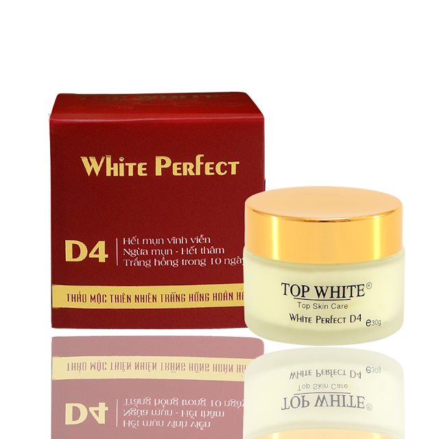  White Perfect D4 kem trị mụn, trị sẹo thâm vĩnh viễn