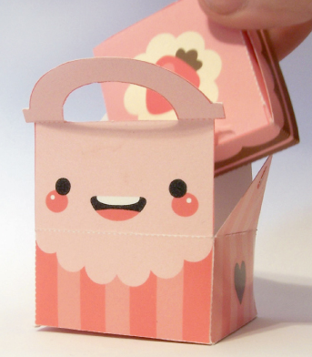 Papercraft:Website  gift papercraft box templates Kawaii Game Free