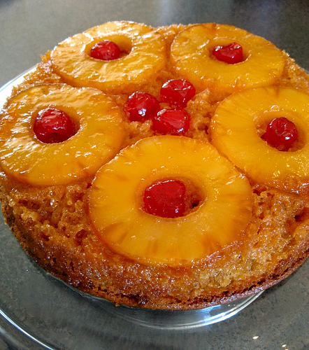 upside down pineapple cake