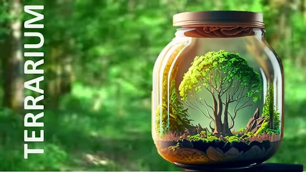 terrarium scenery moss