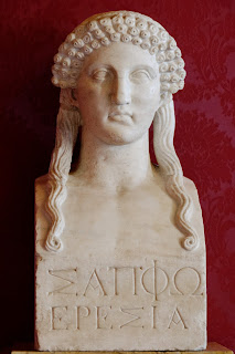 Sapfo heykeli , MÖ 5. yüzyıl