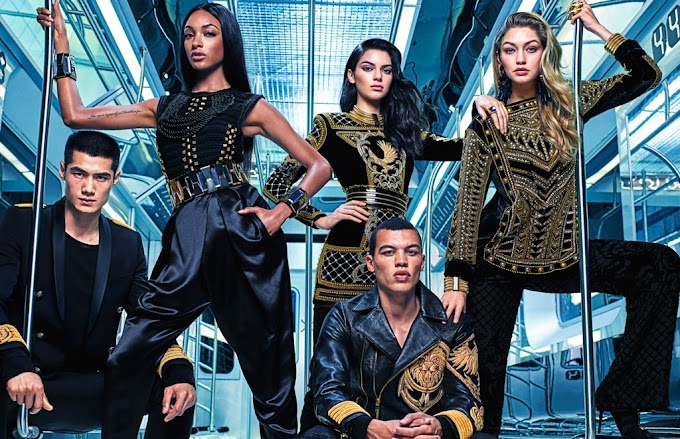 HM X Balmain featuring Kendall Jenner, Gigi Hadid and Jourdan Dunn