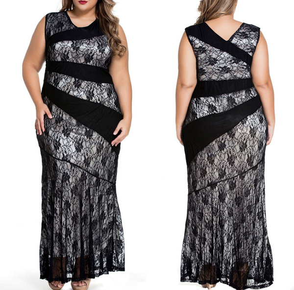 long plus size dresses