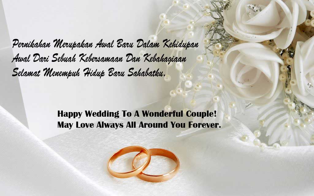 Ucapan Selamat Menikah atau Happy Wedding - miraclewijaya.com