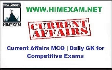 Current Affairs MCQ II Daily GK for Competitive Exams 2024 -2025 II PART-10