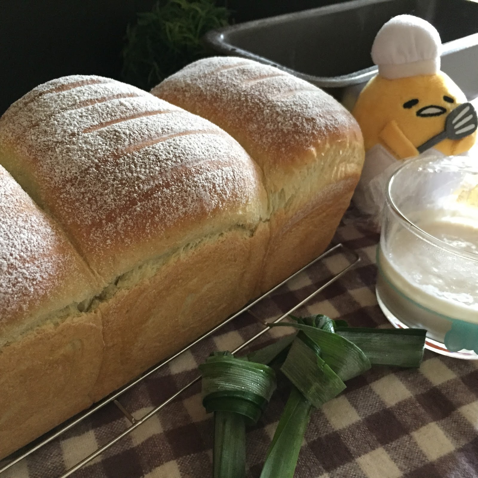 My Mind Patch: Natural Yeast Pandan Milk Bread (Cold ...