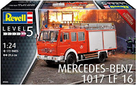 Revell 1/24 Mercedes-Benz 1017 LF 16 (07655) English Color Guide & Paint Conversion Chart　