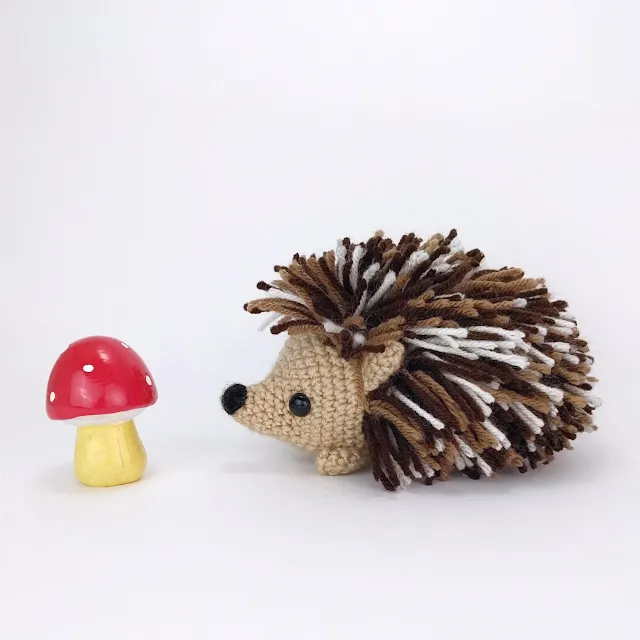 crochet hedgehog
